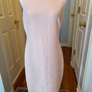 Tommy Hilfiger Blush Textured Midi Dress